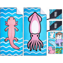 Violetpos 2 Pack Extra Large 180x90 cm Beach Towels, 250GSM Premium Microfibre, Sand Free Quick Dry Lightweight