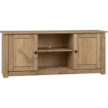 Seconique Panama Flat Screen Tv Unit in Natural Wax