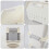Obstnny 3-Pack Plastic Kitchen Stacking Storage Baskets Racks, White 4