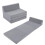 MeMoreCool Folding Floor Mattress Single, 195x75cm, Grey 1