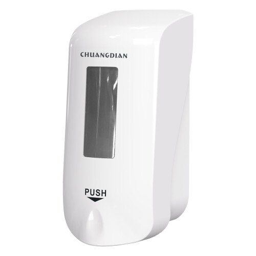 CHUANGDIAN Hand Soap Dispenser Wall Mounted, 1000ml, Pearl-White