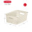 Curver Curver My Style Storage Baskets, Stackable & Durable, 4 Litres Each, Cream (Set of 4) 5