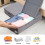 Dntorx 2 Pack 50L Under Bed Storage Boxes with Lids, Foldable, Grey 4