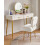 IBUYKE Vanity Stool with Storage, Folding Back Makeup Chair, White WBD030W 3