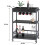 Bar Cart, 3 Tier Serving Trolley, Rolling Wine Trolley, Drinks Trolley 3
