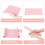 Silicone Dressing Table Mat Protector for Makeup, 40x30cm, Sakura Pink 5