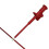 2pcs Quick Test Hook Clip Professional Insulated High Voltage Flexible Testing Probe 4mm Banana Socket Red and Black 6
