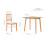 Birlea DROP LEAF DINING SET OAK COLOUR FINISH 3
