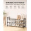 Bumusty 3 Tier Expandable Shoe Rack, Black 4