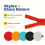 30" (76cm) Royal Blue Chunky Zip - Heavy-Duty Open-Ended Separating 4