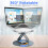 Swivel Laptop Stand for Desk, Adjustable Height Aluminum Computer Stand with 360 Rotating Base, Foldable Ergonomic Riser 2