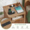 Quikraen 50cm width Bedside Table with Charging Station&Sensor LED Light 4