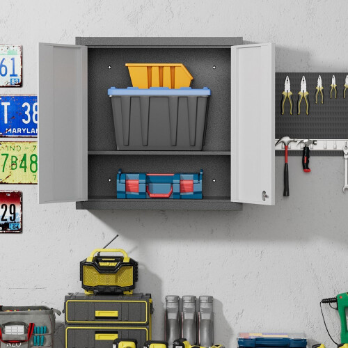 SUPEER Wall Cabinets for Garage,Metal Wall Cabinet 1
