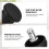 VOSAREA 5 x Replacement Felt Slider Chairs for Office Home (Black) 3