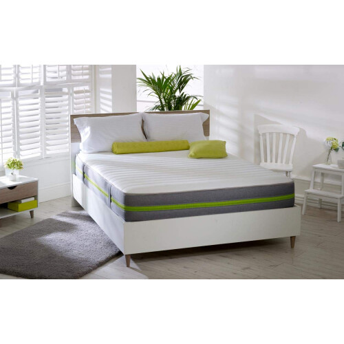 Starlight Beds Horizon Harmony Grey Sprung Hybrid Double Mattress 1