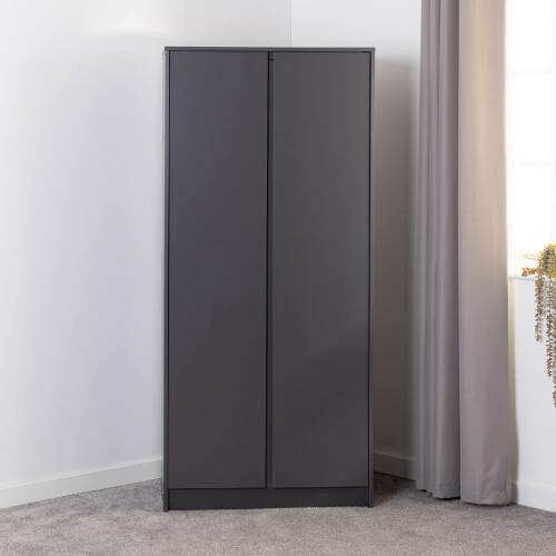 Seconique Seconique Malvern 2 Door Wardrobe in Grey 2