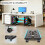 Hmfmdy CPU Stand for PC, Desktop Computer Tower Stand, Adjustable CPU Holder, Universal Mobile PC Stand with Rolling Lockable Castors 3
