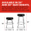 Fender Fender Spaghetti Logo Barstool, Swivel Padded Guitar Stool, 24 In 4