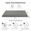 MeMoreCool Roll Up Floor Mattress Single 190x90cm, Dark Gary 3