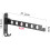 JOOM Foldable Wall Mounted Clothes Hanger Rack, Space Saving, Black 2