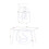 Seconique Seconique Riley Large Dining Set with 4 Dining Chairs,White/Light Oak 5