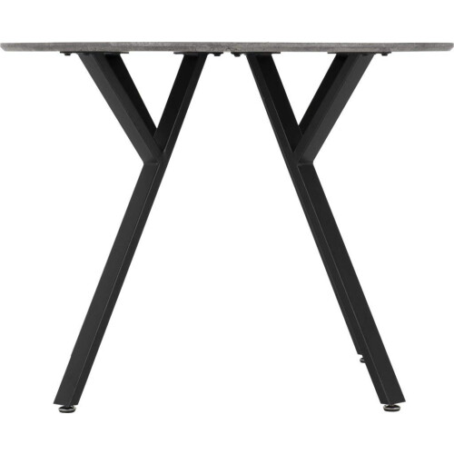 Seconique Seconique Athens Round Dining Table in Concrete Effect 2