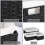 Vagusicc Wicker Storage Basket, Set of 3 Rectangular Storage Gift Hamper Basket with Removable Fabric Lining 3