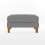 Novogratz Bowen Pouf Grey 2