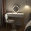 WOLTU Dressing Table with LED Mirror, Adjustable Brightness, White 2