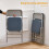 BOOSDEN Blue Padded Folding Chairs, Foldable Chair with Thick Cushion 4