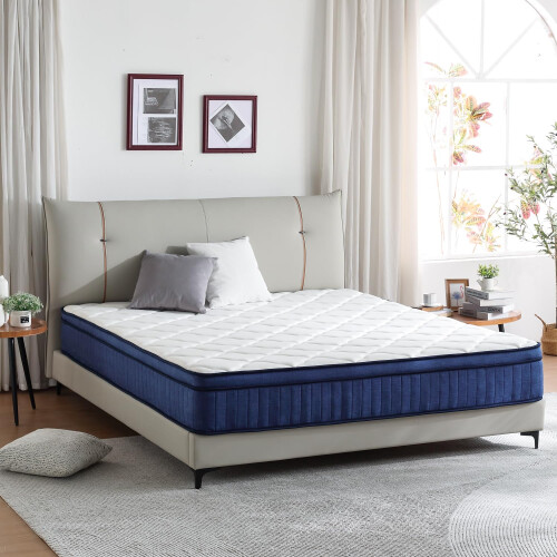 Clou&eir 190x120x25cm Small Double Memory Foam Spring Mattress 1
