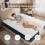Clou&eir 190x120x25cm Small Double Memory Foam Spring Mattress 3