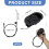Piaeny Recliner Release Pull Handle with Cable, 4 PCS Universal Recliner Handle Replacement, Metal Replacement Cable 2