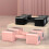 (Pink) Centra Pair Adjustable Dumbbells 2.8kg-10kg Gym 1