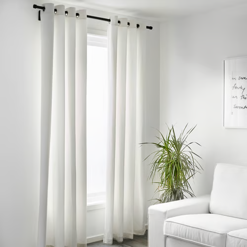 IKEA MERETE Room Darkening Curtains 145x250 1