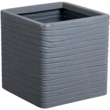 Blumentopf - STRATA - Quadratisch - Banbury - Ø 30,5cm x 30cm H - Farbe Graphit