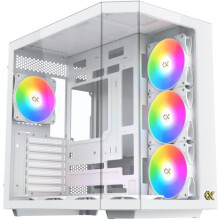Gehäuse ohne Netzteil - XIGMATEK CUBI II Arctic - Würfel - E-ATX-Format - Weiß