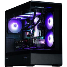 PC-Gehäuse ohne Netzteil - ZALMAN P30 (Schwarz) - Mini Tower - Micro-ATX - ARGB-Lüfter