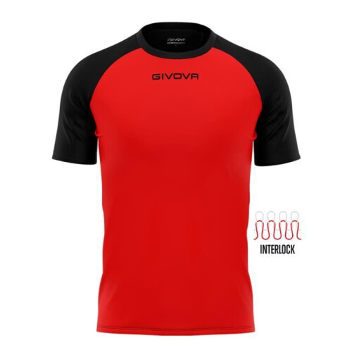 Maillot enfant Givova Capo - red/black