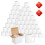 72pk Plain White Mugs 11oz Large Coffee Tea Set of Blank Bulk Cups + Gift Boxes 1
