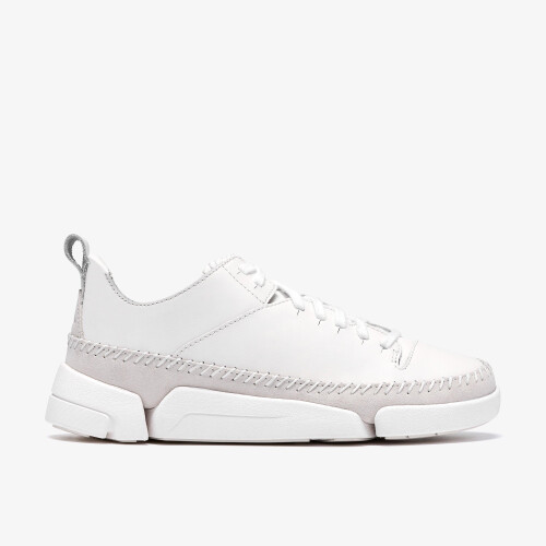 Clarks (Standard, Not Specified) Trigenic2Flex White Leather