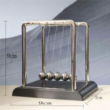 Desktop Decoration Ornament Executive Desk Toy Educational Toy Set S Cradle Metal Pendulum for Office for Science