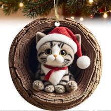 Festival acrylic animal decoration Festival tree pendant Ornaments