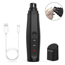 Professional Pet Nail Grinder, 2 Speeds LED Light, For Dogs & Cats - Safe & Comfortable Diamond Roller Grinding Head