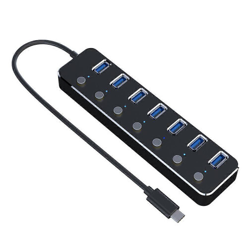 USB 3.0 Hub For Broad Compatibility, High-Speed Data Transfer With Plug and Play, Portable Extension Featuring Downward Compatible USB