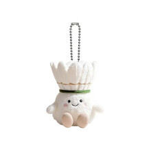 15cm Cute Cartoon Badminton Plush Doll Keychain Creative Kawaii FurryPlush #2026