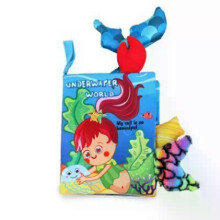 Tear-resistant Book Soft And Washable 0.09kg Ripstop Baby Cloth Book Highly Recommended Early Education Baby Cloth Book Portable