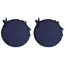 2025 Round Chair Seat Pads, 2 Pcs Circular Waterproof Chair Cushions for Indoor Outdoor Garden Dining Office Coffee Shop E