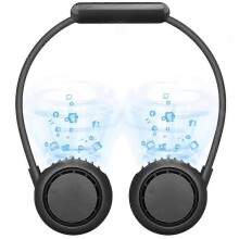 Fashionable Design Cooling Neck Fan, 3 Speeds Adjustable Ultra Quiet, Hands Free Bladeless For Outdoor Indoor
