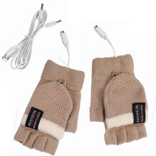 Washable Electric Heating Gloves, Thermal Hand Warmers with Double-Sided Heating for Comprehensive Warmth, USB 5V Power, Suitable for C